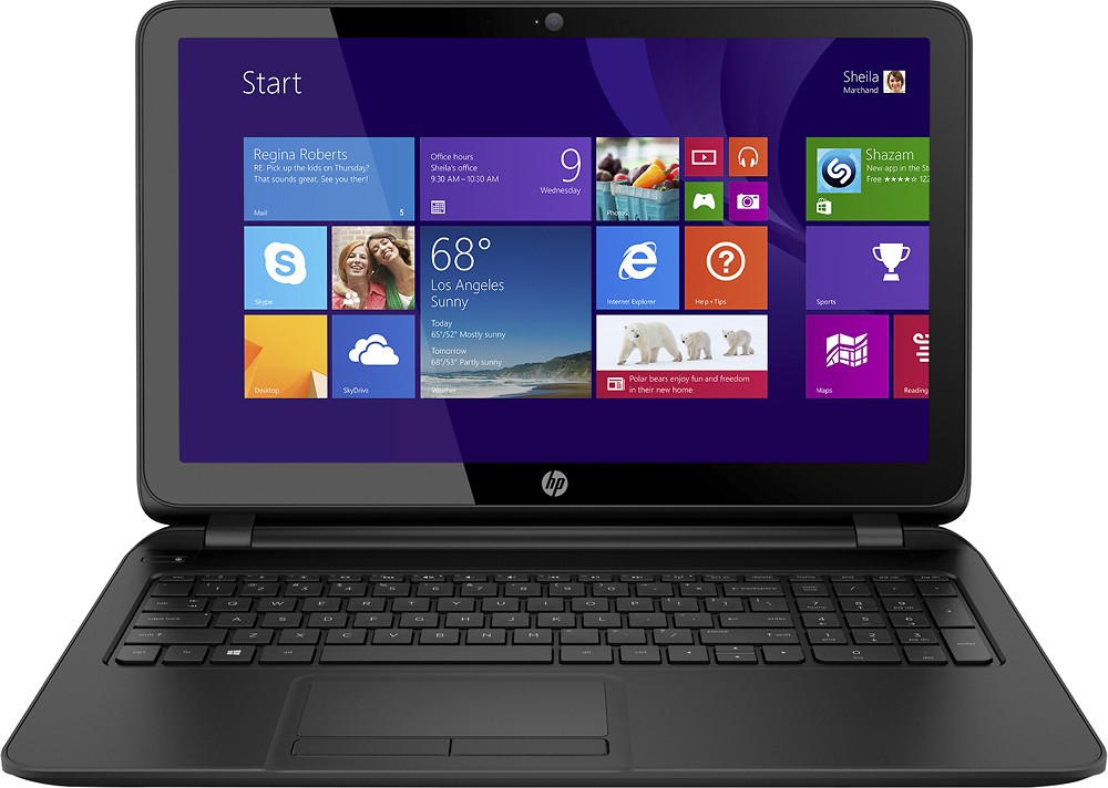 finanţa Jucăuş locuință  HP 15.6" Laptop Intel Core i3 6GB Memory 750GB Hard Drive Black 15-f018dx -  Best Buy