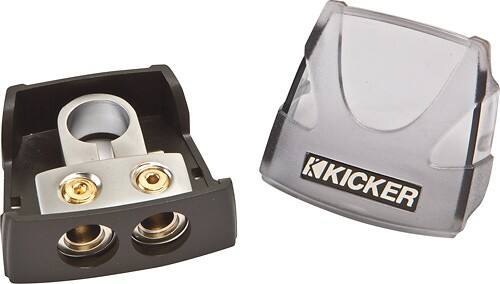 Front Standard. Kicker - 1-/0-/4-Gauge Positive Battery Terminal.
