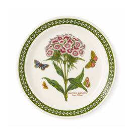 Portmeirion - Botanic Garden Etchings 8" Plate, Sweet William - Multicolored