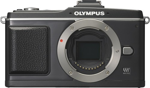 Best Buy: Olympus E-P2 12.3-Megapixel Digital Camera Black E-P2