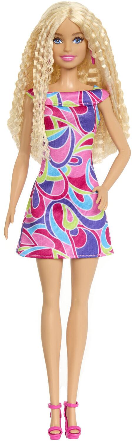 Alt View 1. Mattel - Mattel - Barbie Fashionista, Blonde Wavy Hair, Totally Hair-Inspired Dress & Accessories   - Collectibles - Multicolor.
