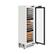 Alt View 2. Thor Kitchen - 100 Bottle Tri-Zone Built-In Wine Cooler with Stainless Steel Panels - Stainless Steel.
