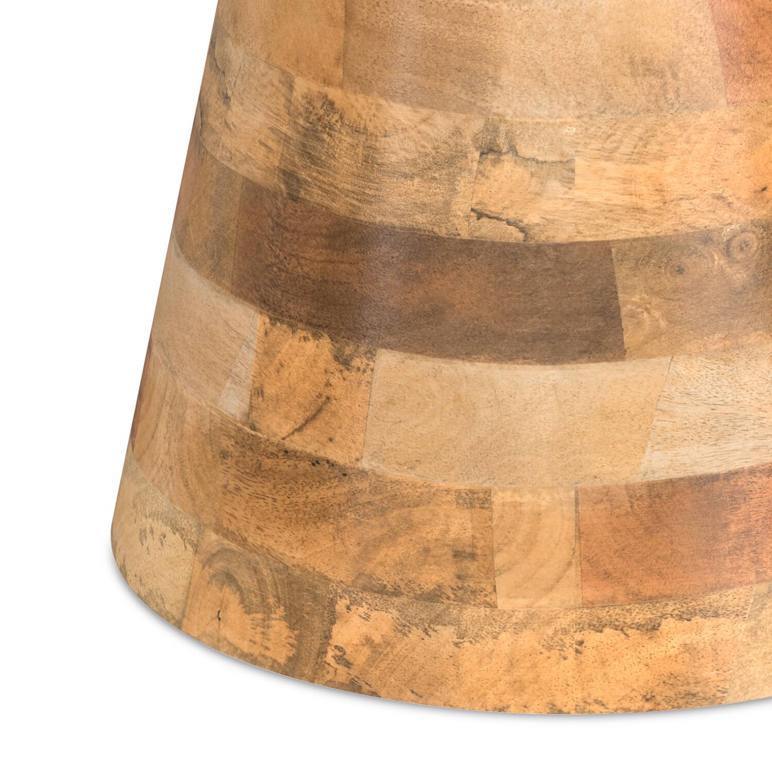 Alt View 5. Simpli Home - Robbie 16 inch Wide Solid Mango Wood Accent Table in Natural - Natural.