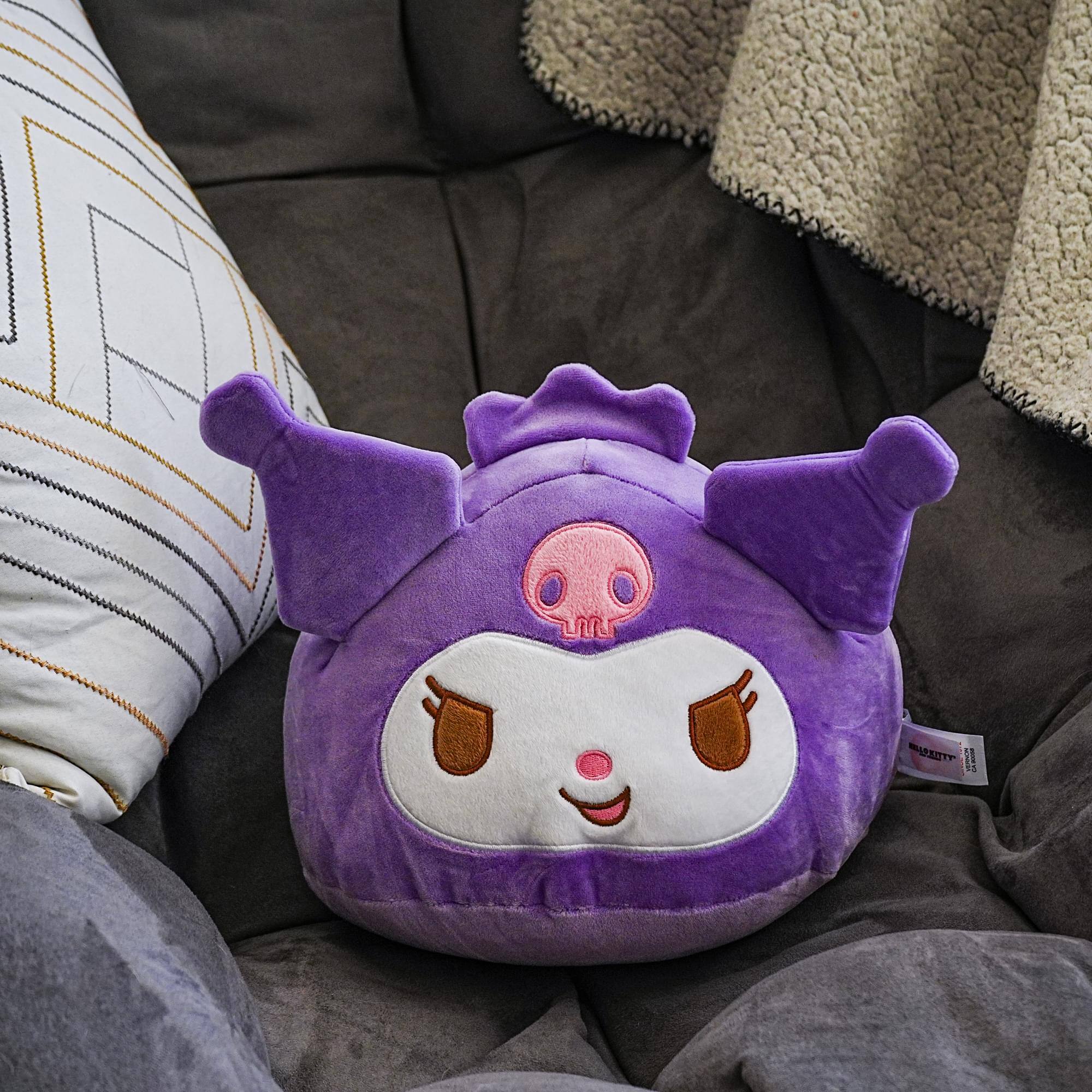 Alt View 4. Hello Kitty - Sanrio Hello Kitty and Friends 10 Inch Dumpling Plush | Kuromi - Purple.