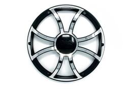 Wet Sounds - REVO 10 XS-B-SS GRILL Black w/ Stainless XS Open Style Grill for the REVO 10 Inch Marine Subwoofer - Black/Gray