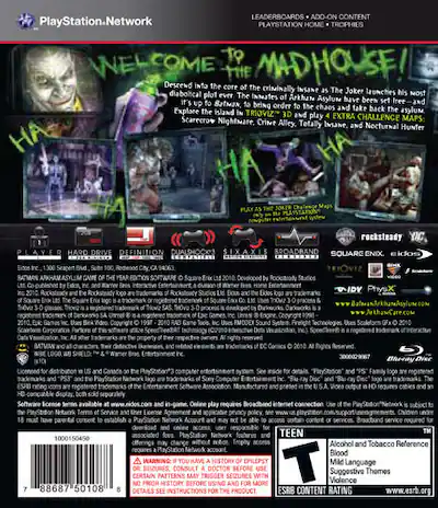 80% Batman: Arkham Asylum Game of the Year Edition sur 80% Batman: Arkham Asylum Game of the Year Edition sur