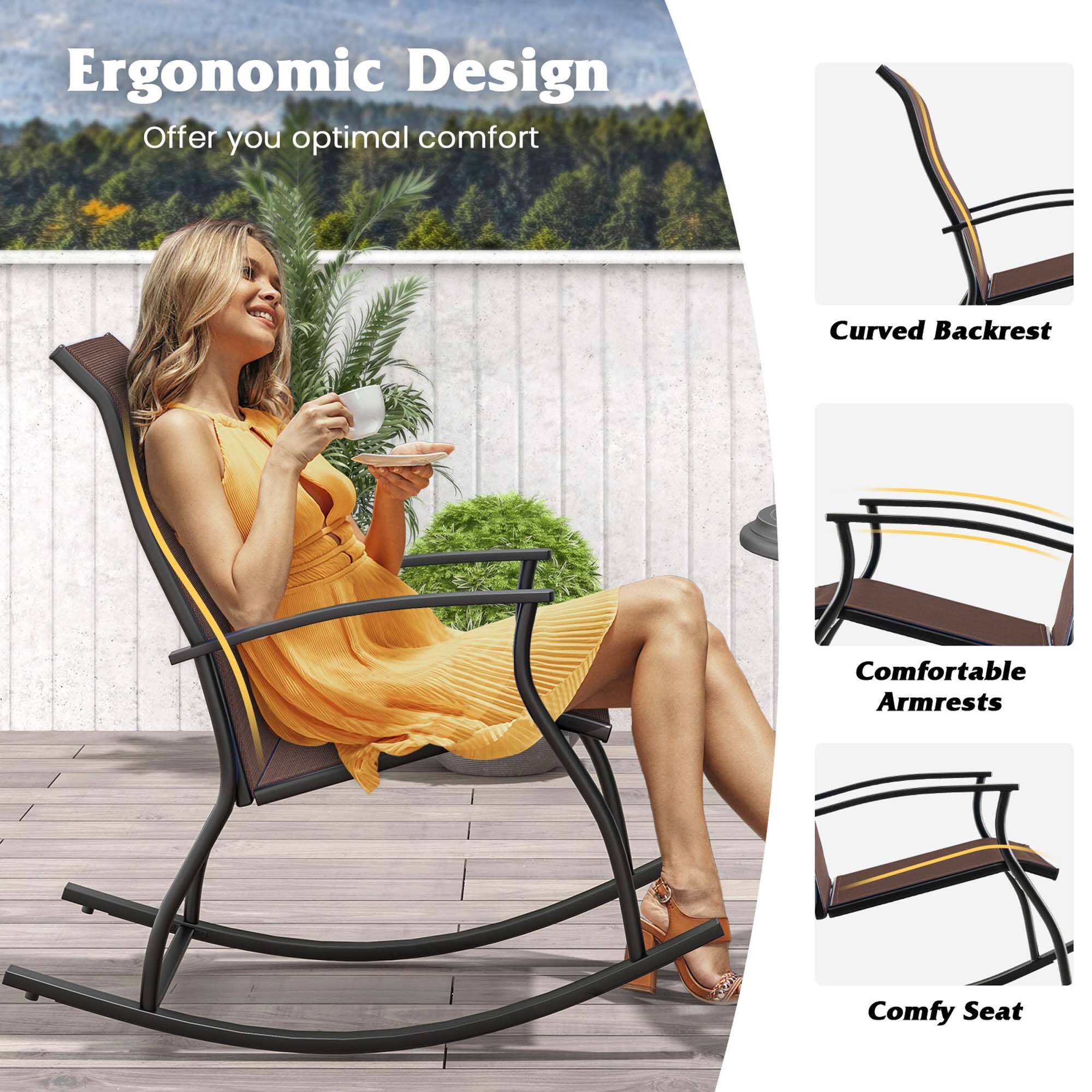 Ergonomic Design
Offer you optimal comfort
Curved Backrest
Comfortable Armrests
Comfy Seat