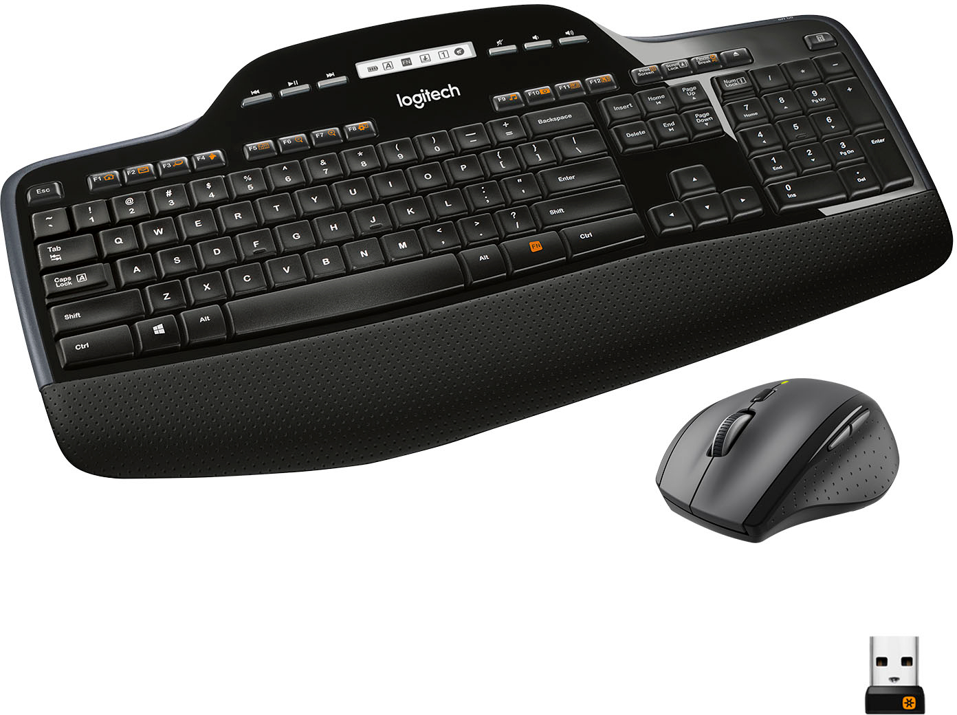 valg Ofte talt hage Logitech MK710 Full-size Wireless Keyboard and Mouse Bundle for Windows  with 3-Year Battery Life Black 920-002416 - Best Buy