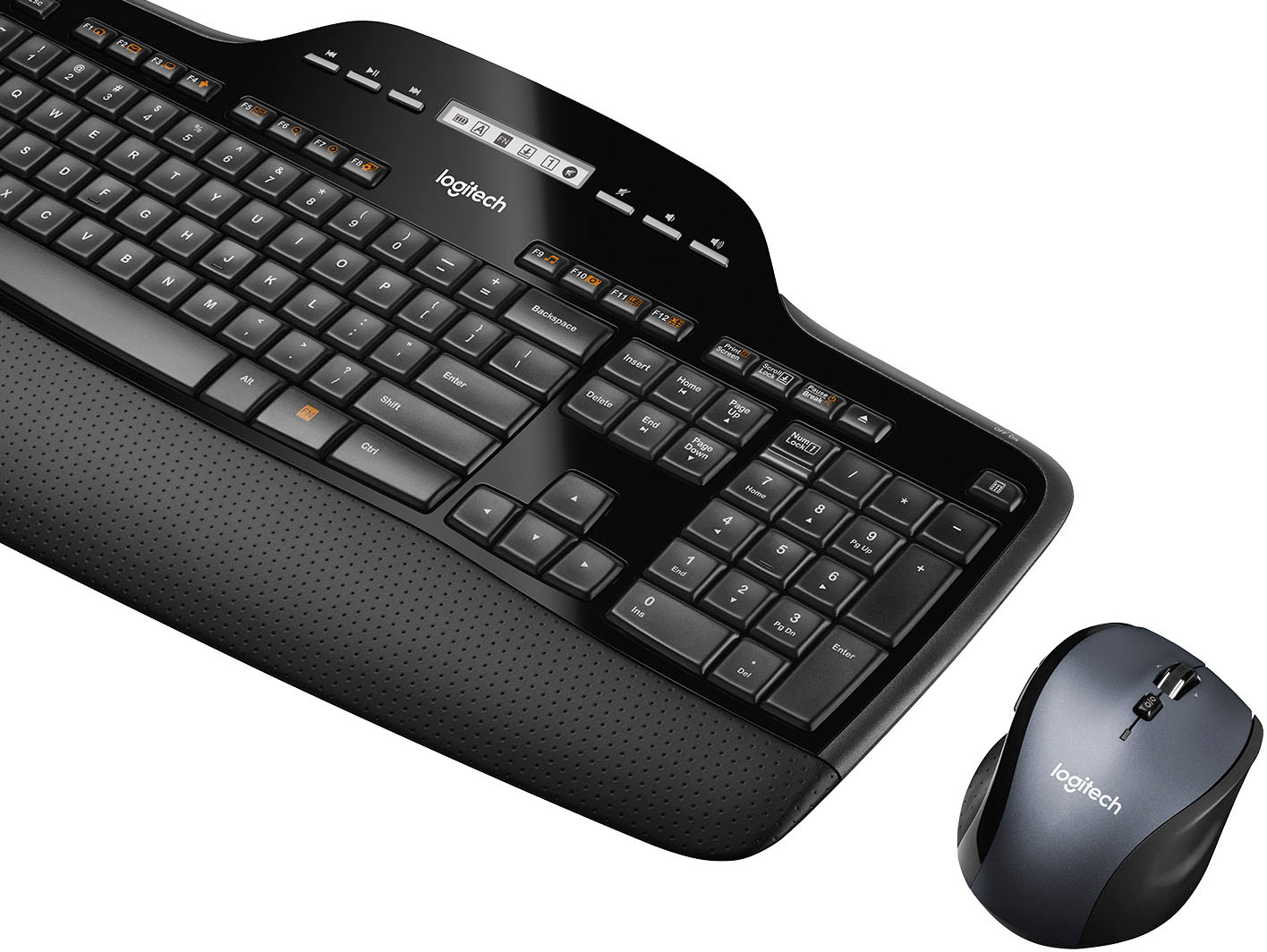 Skæbne Arabiske Sarabo Ulempe Logitech MK710 Full-size Wireless Keyboard and Mouse Bundle for Windows  with 3-Year Battery Life Black 920-002416 - Best Buy