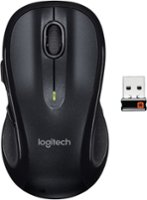 Logitech - M510 Wireless Optical Ambidextrous Mouse - Silver/Black - Front_Zoom