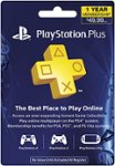 Front. Sony - PlayStation Plus 12-Month Membership.