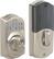 Angle Standard. Schlage - LiNK Wireless Keypad Deadbolt - Satin Nickel.