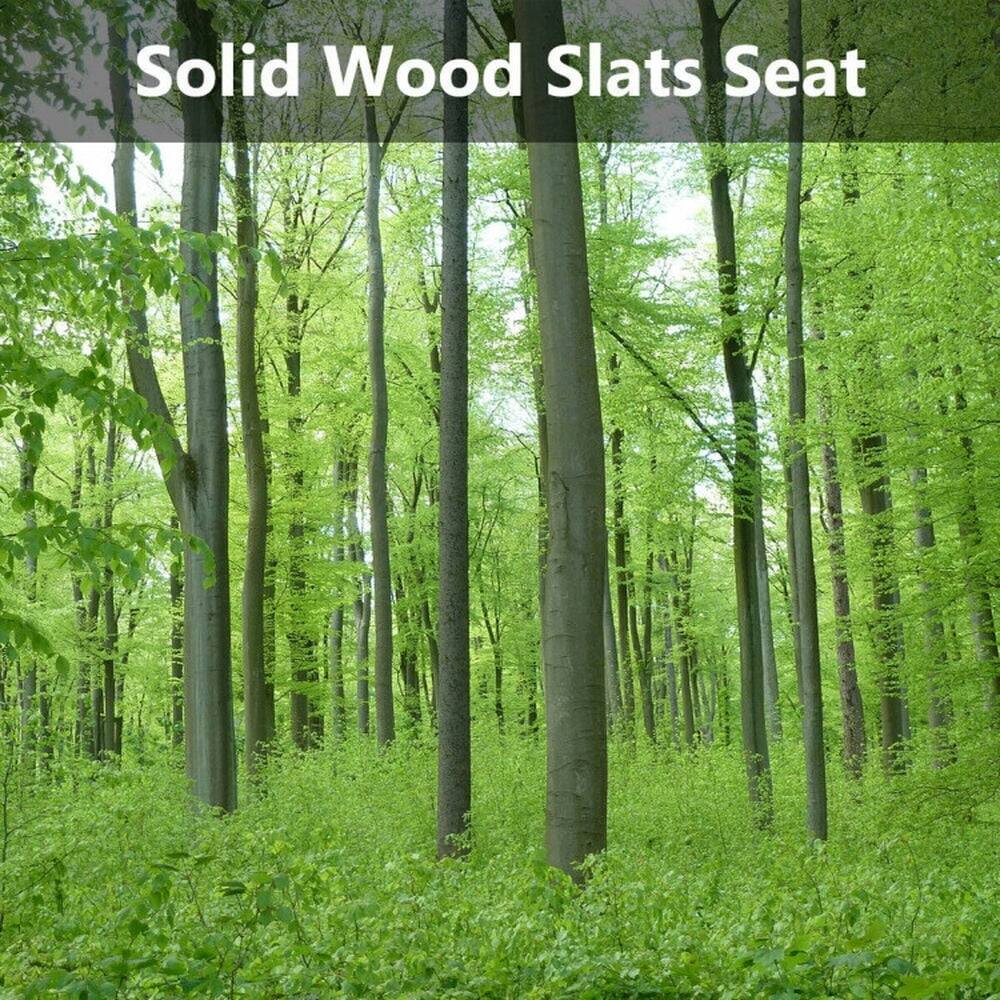 Solid Wood Slats Seat