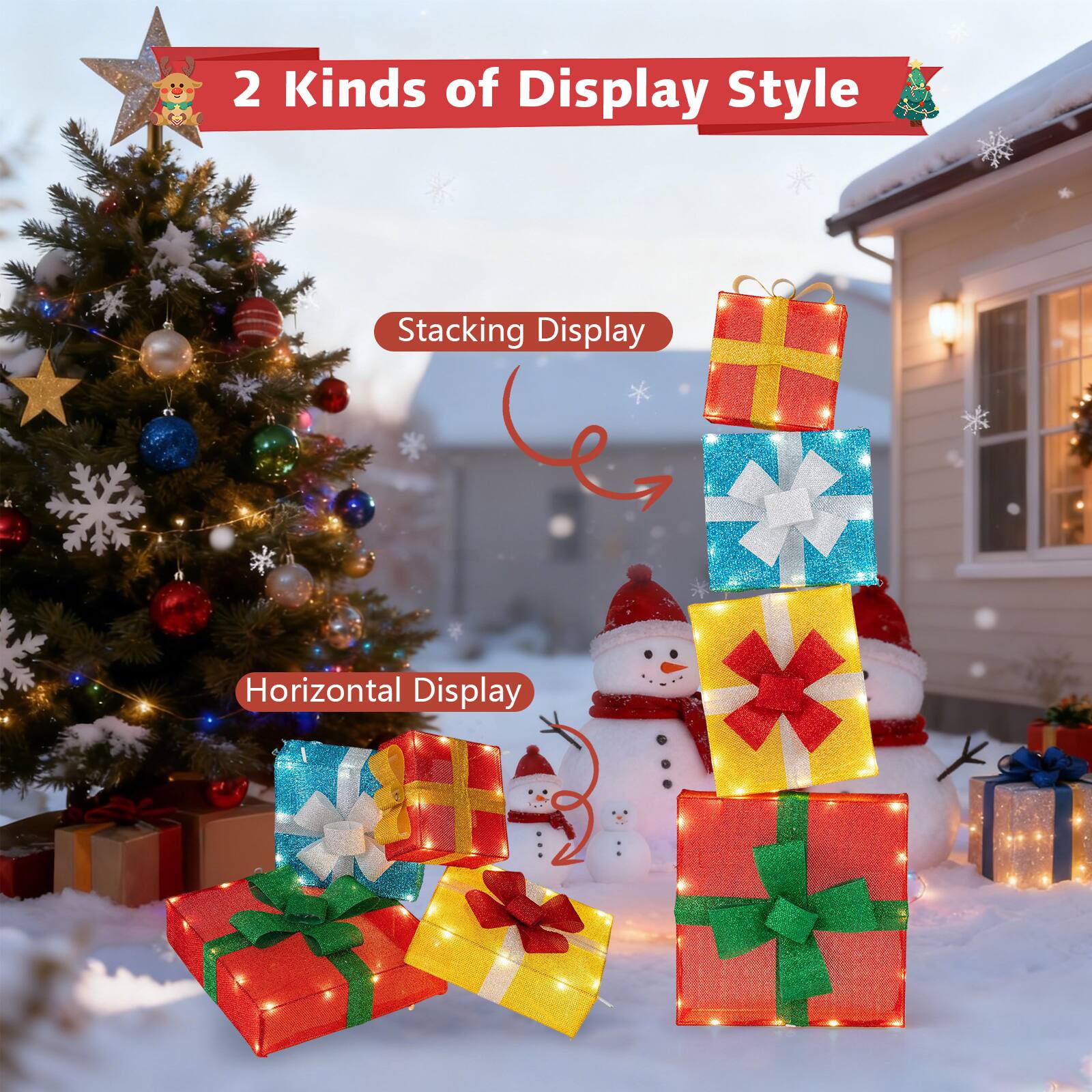 2 Kinds of Display Style

Stacking Display

Horizontal Display