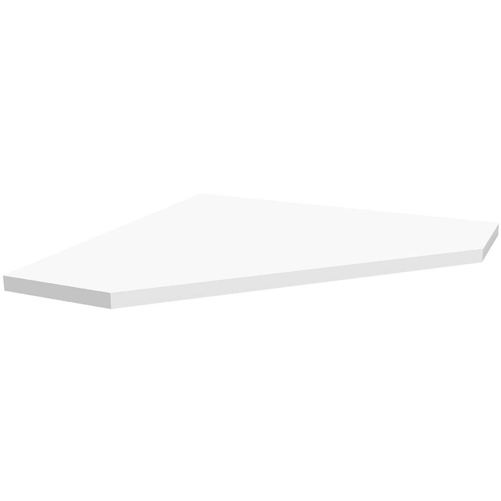 Front. Glorious - GLORIOUS Modular Side Rack Adapter (White) - White.