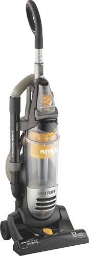Angle Standard. Eureka - Comfort Clean HEPA Bagless Upright Vacuum - Black.