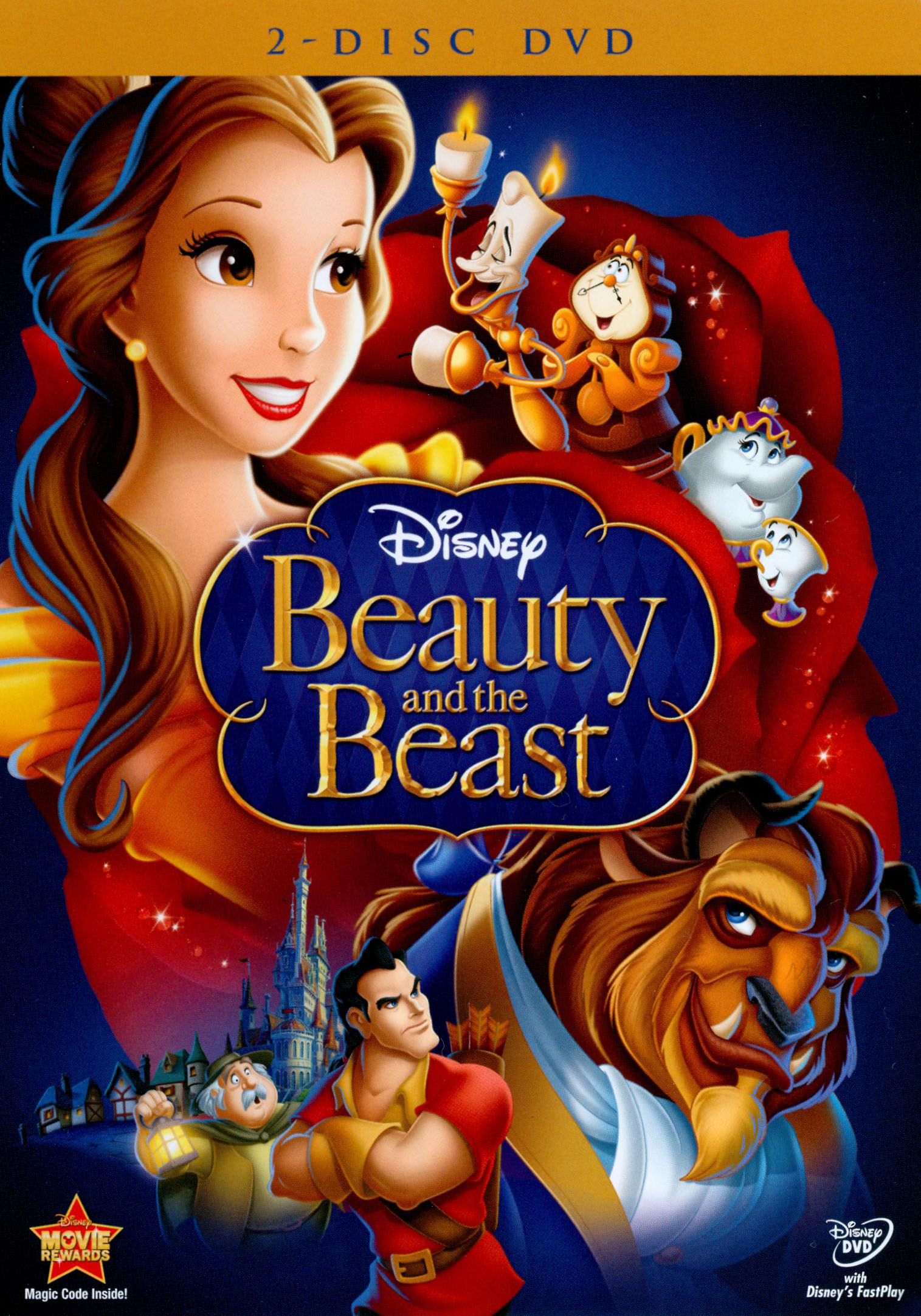 Best Buy Beauty And The Beast Diamond Edition 2 Discs Dvd 1991