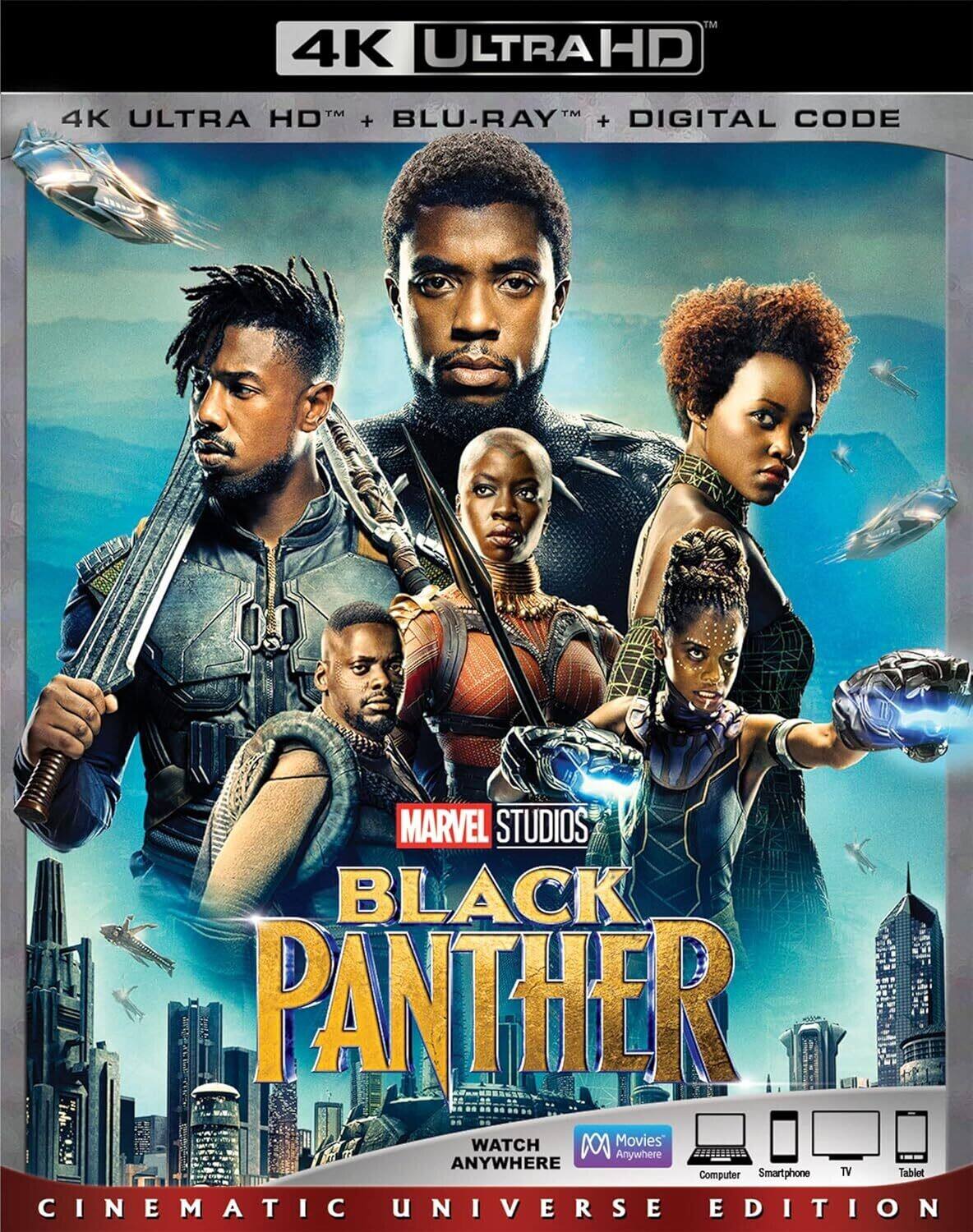 Black Panther   - 4K Blu-Ray [Standard] [4K Ultra HD Blu-ray]