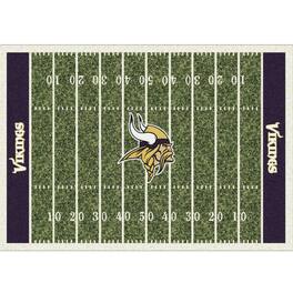 Imperial - Minnesota Vikings 7'8'' x 10'9'' Home Field Rug - Green