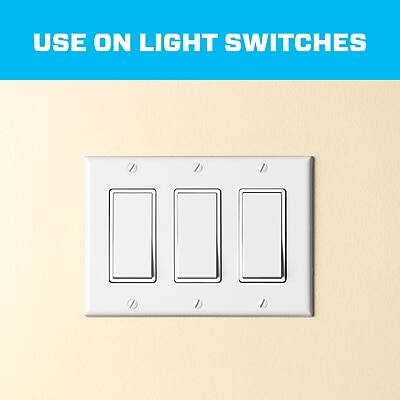 USE ON LIGHT SWITCHES