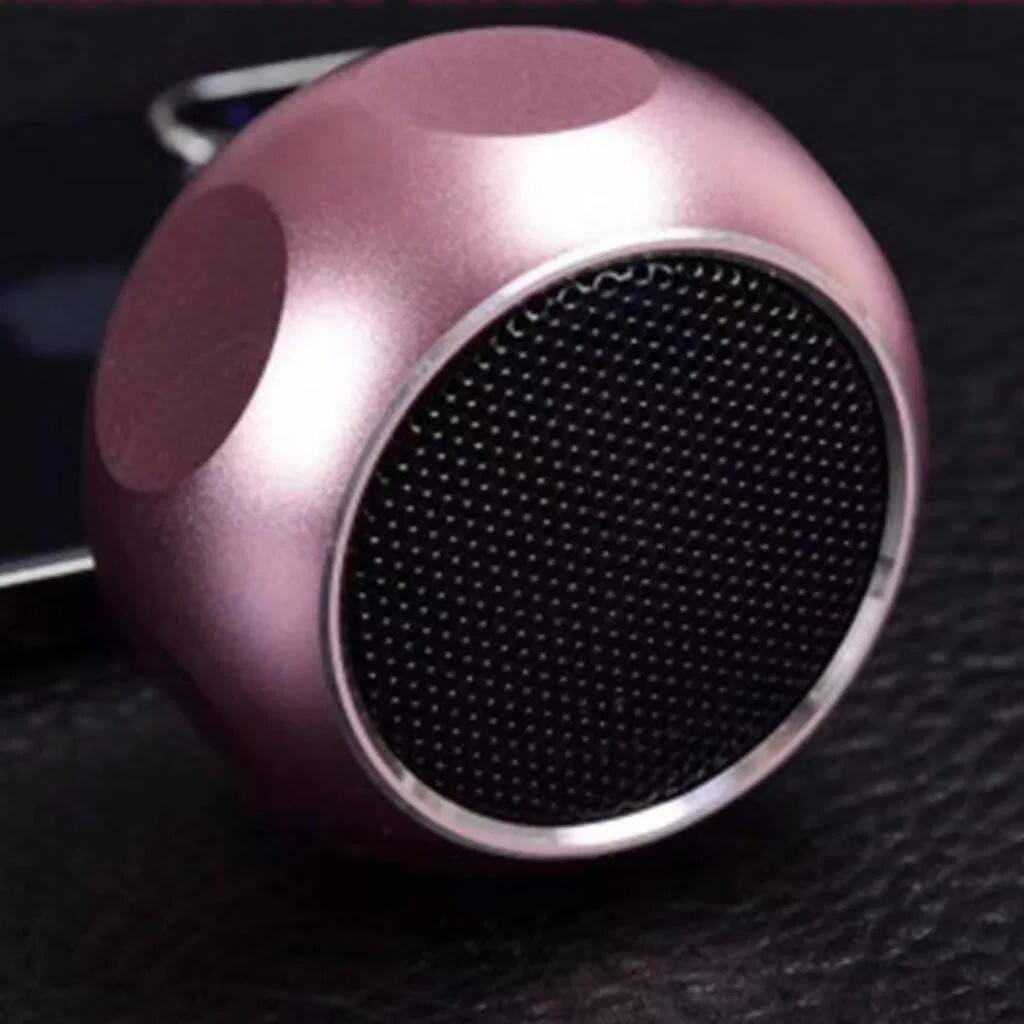 Angle. BEARSOLIM - Cutie Pie Mini Speakers In pink - PINK.