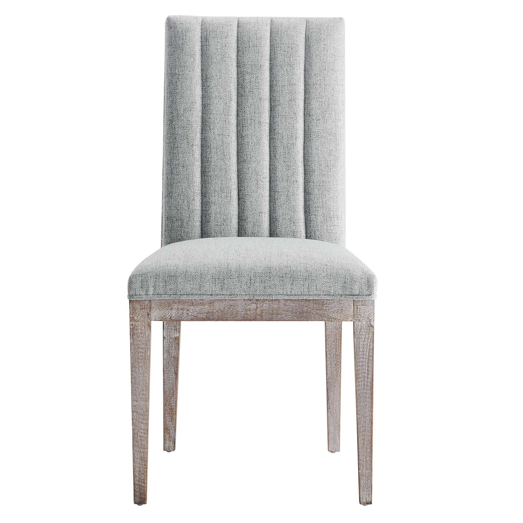 Alt View 5. Modway - Maisonette French Vintage Tufted Fabric Fabric Dining Side Chair by Modway - Light Gray.