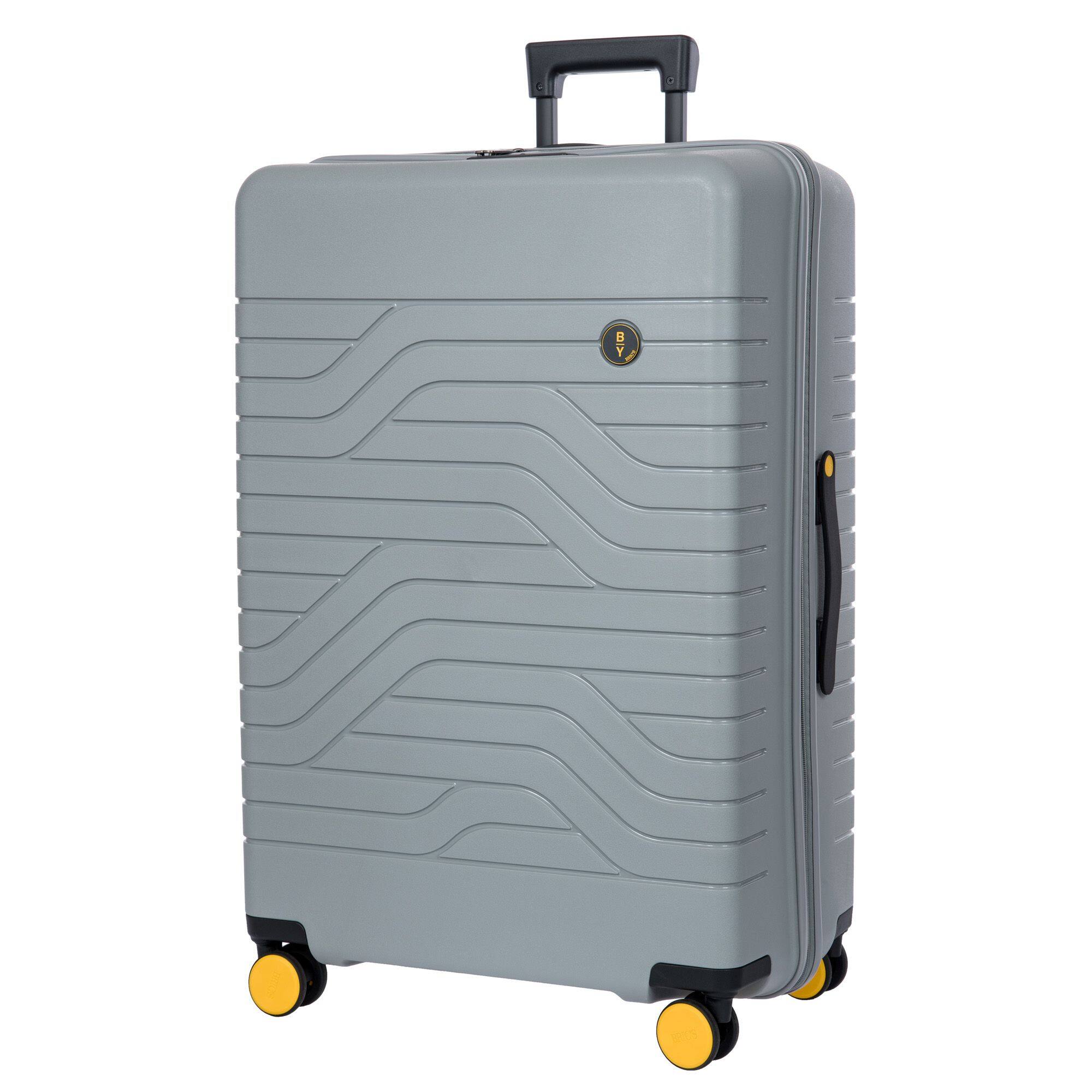 Angle. Bric's - Ulisse Expandable 30" Checked Spinner Luggage - Gray.