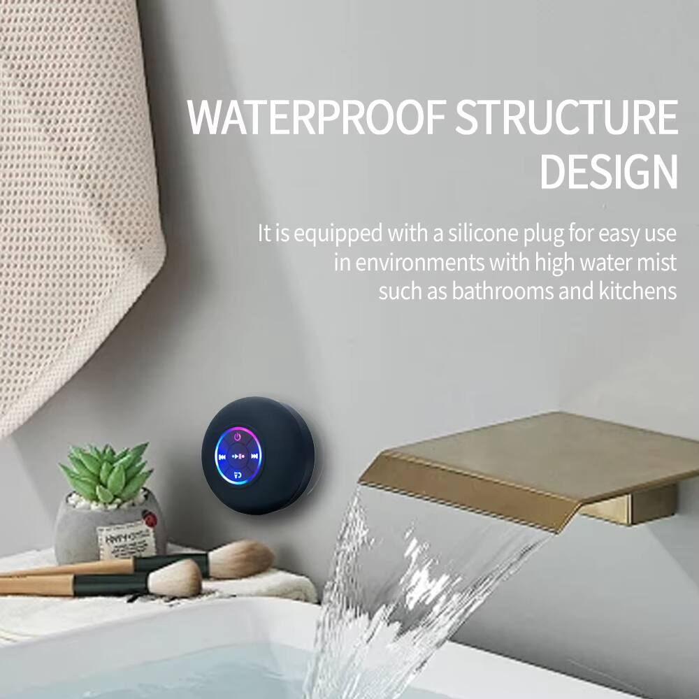 WATERPROOF STRUCTURE DESIGN

It is equipped with a silicone plug for easy use in environments with high water mist such as bathrooms and kitchens.