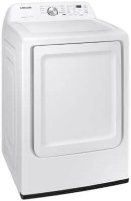 Alt View 7. Samsung - Smart 4.7 Cu. Ft. Top Load Washer and 7.4 Cu. Ft. Electric Dryer Laundry Bundle with Sensor Dry, Low Vibration Wash, Wat - White.