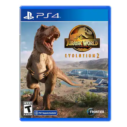 PS4 JURASSIC WORLD EVOLUTION 2
TEEN T ESRB
PS5 Upgrade Available
FRONTIER - T (Teen 13+)