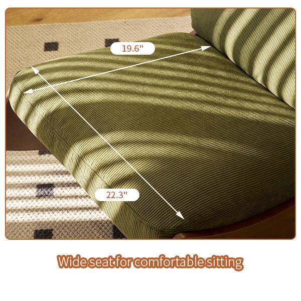 19.6" x 22.3" Wide seat for comfortable sitting