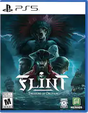 PS5. Flint: Treasure of Oblivion. Mature 17+. Jeunes Adultes 17+. Shurge M. M. ESRB. LeDeliMicroïds.