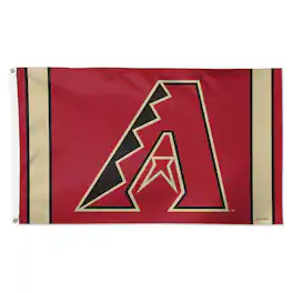 WinCraft - Arizona Diamondbacks 3' x 5' Vertical Stripe Deluxe Single-Sided Flag - Multicolor