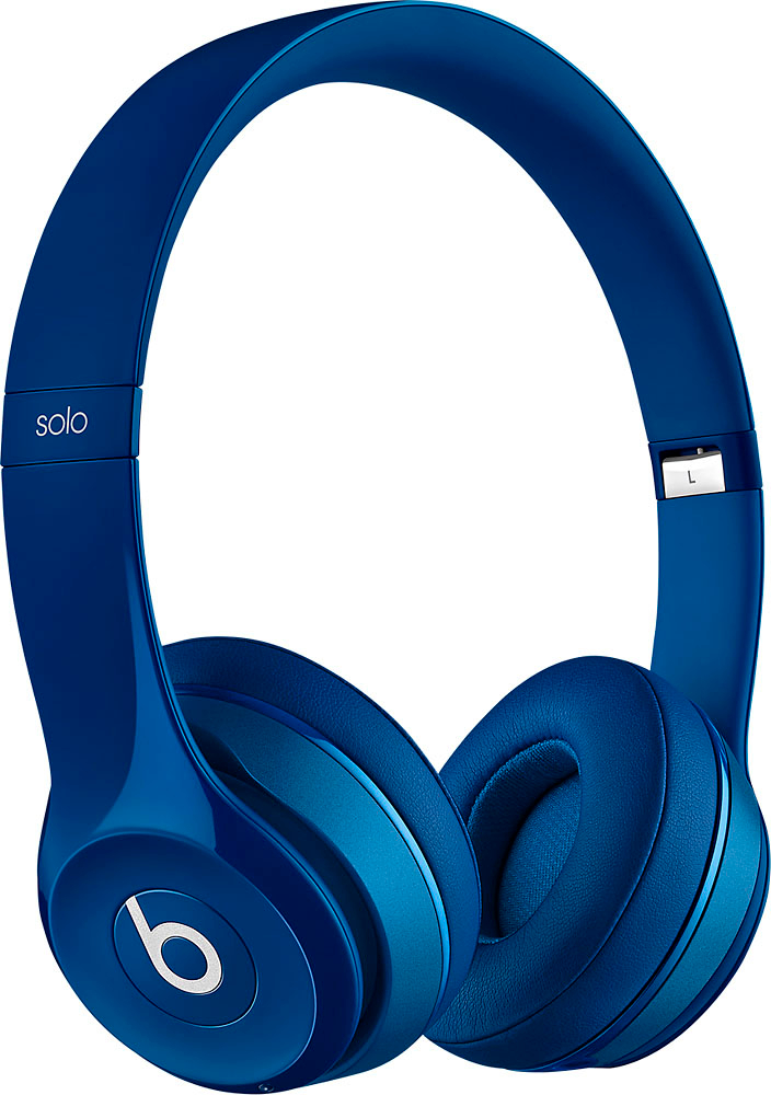 Best Buy: Beats Solo 2 On-Ear Wireless Headphones Blue MHNM2AM/A