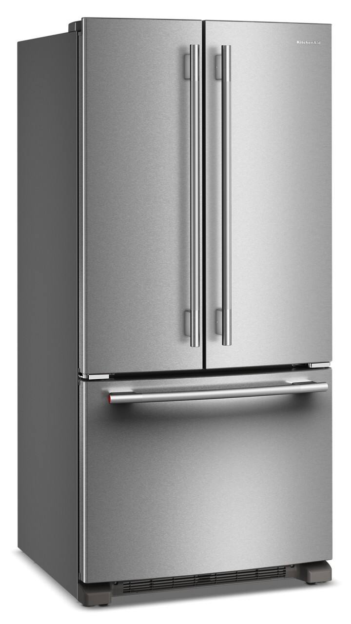 Alt View 15. KitchenAid - 33 in. Wide 22 cu. ft.  French Door Refrigerator with Internal Water Dispenser - PrintShield Stainless.