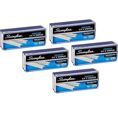 Swingline S F 4 Premium Staples 1 4 Leg Length 5 000 Per Box 5 Box swingline-s-f-4-premium-staples-1-4-leg-length-5-000-per-box-5-box