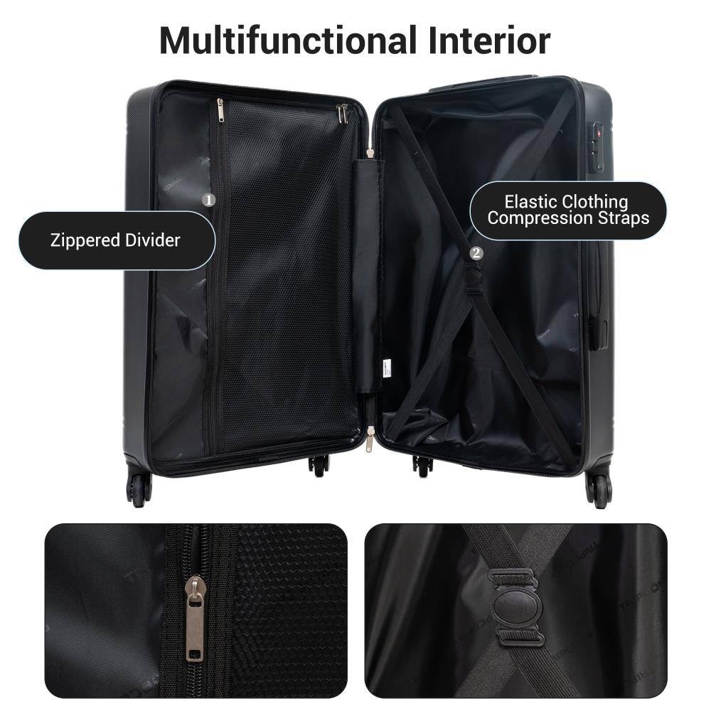 Multifunctional Interior

- Zippered Divider
- Elastic Clothing Compression Straps