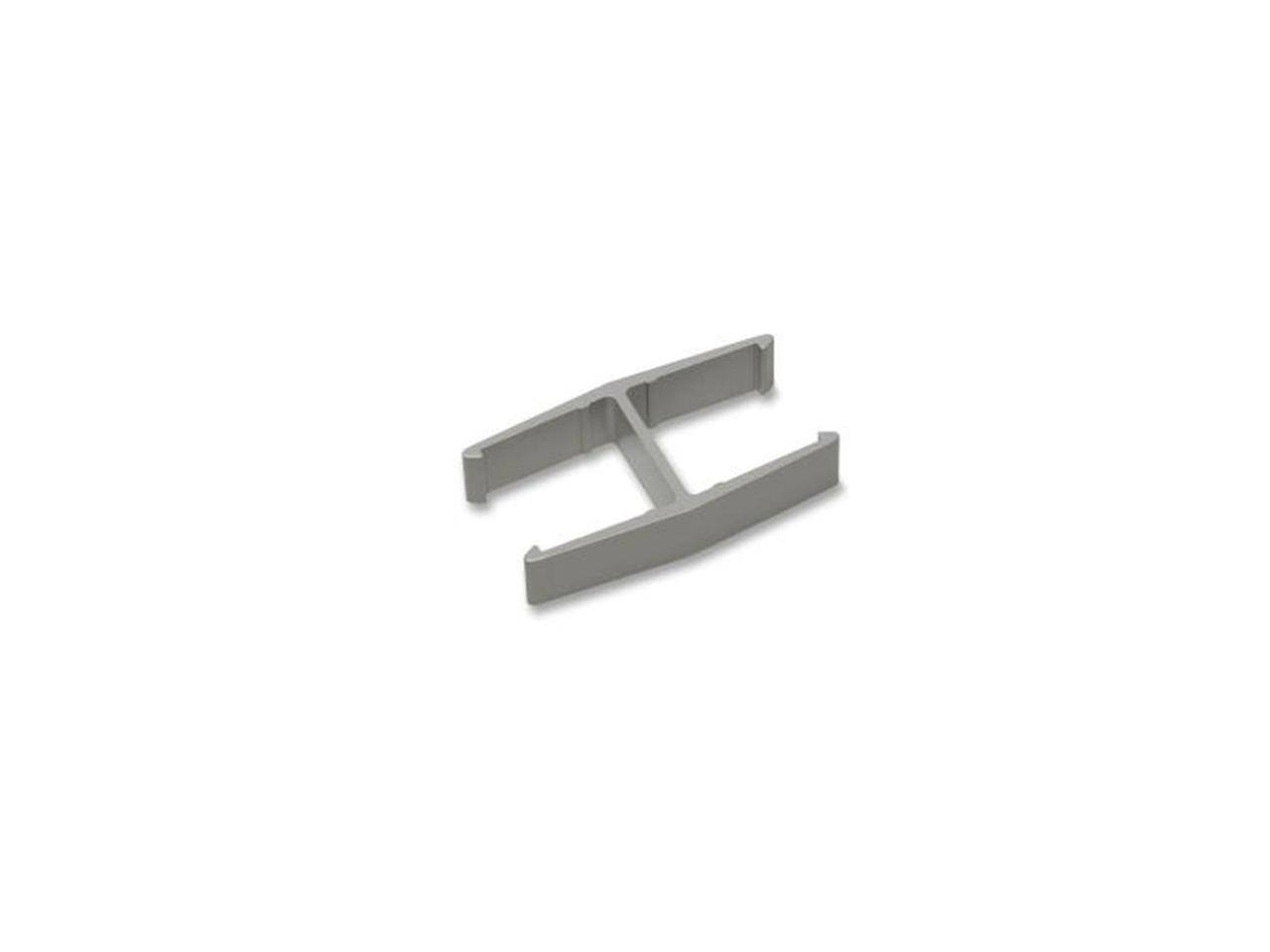 Front. HON - HON Verse 180-Degree Connector - Light Gray  BSXQC180GY.