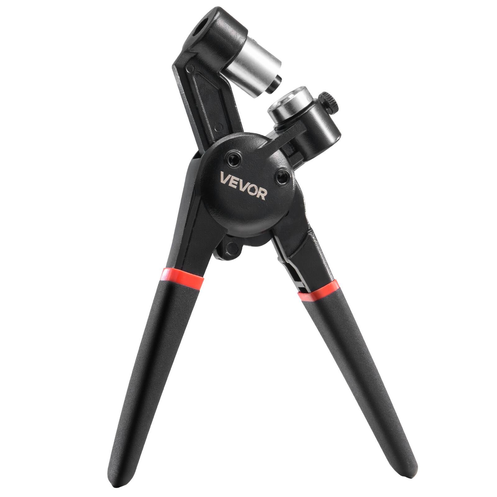 Alt View 5. VEVOR - Grommet Tool Kit, 500 PCS 3/8 Inch Metal Eyelets Grommets in Gold and Silver,Eyelet Kit with Manual Grommet Press Pliers - Black.