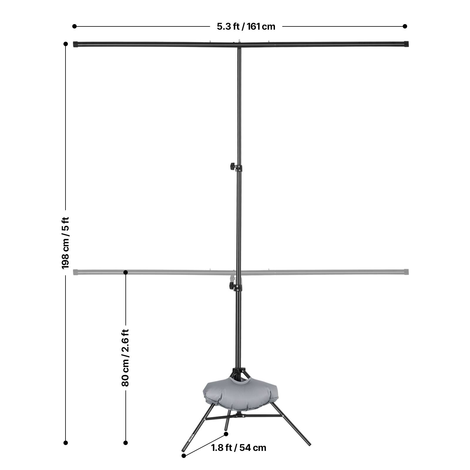- 5.3 ft / 161 cm
- 198 cm / 5 ft
- 80 cm / 2.6 ft
- 1.8 ft / 54 cm