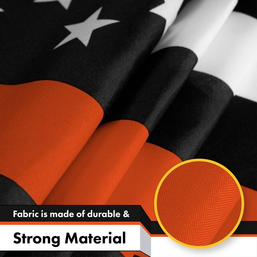Color Line Flagg G128 Thin Line American Flag 150D Polyester 3x5 ft Search and Rescue ...