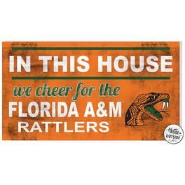 Jardine - Florida A&M Rattlers 11'' x 20'' Indoor/Outdoor In This House Sign - Green