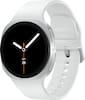 Front. Samsung - Galaxy Watch8 Aluminum Smartwatch 40mm LTE - Free 2 years data and texting included - Silver.