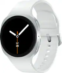 Samsung - Galaxy Watch8 Aluminum Smartwatch 40mm LTE - Silver - (2025) - Front_Zoom