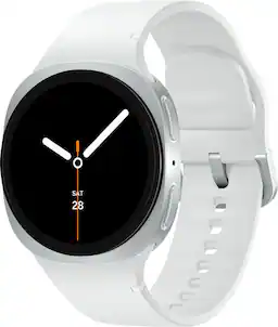Samsung - Galaxy Watch8 Aluminum Smartwatch 40mm LTE - Silver - (2025)
