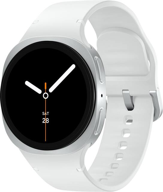 Samsung - Galaxy Watch8 Aluminum Smartwatch 40mm BT - Silver - (2025)
