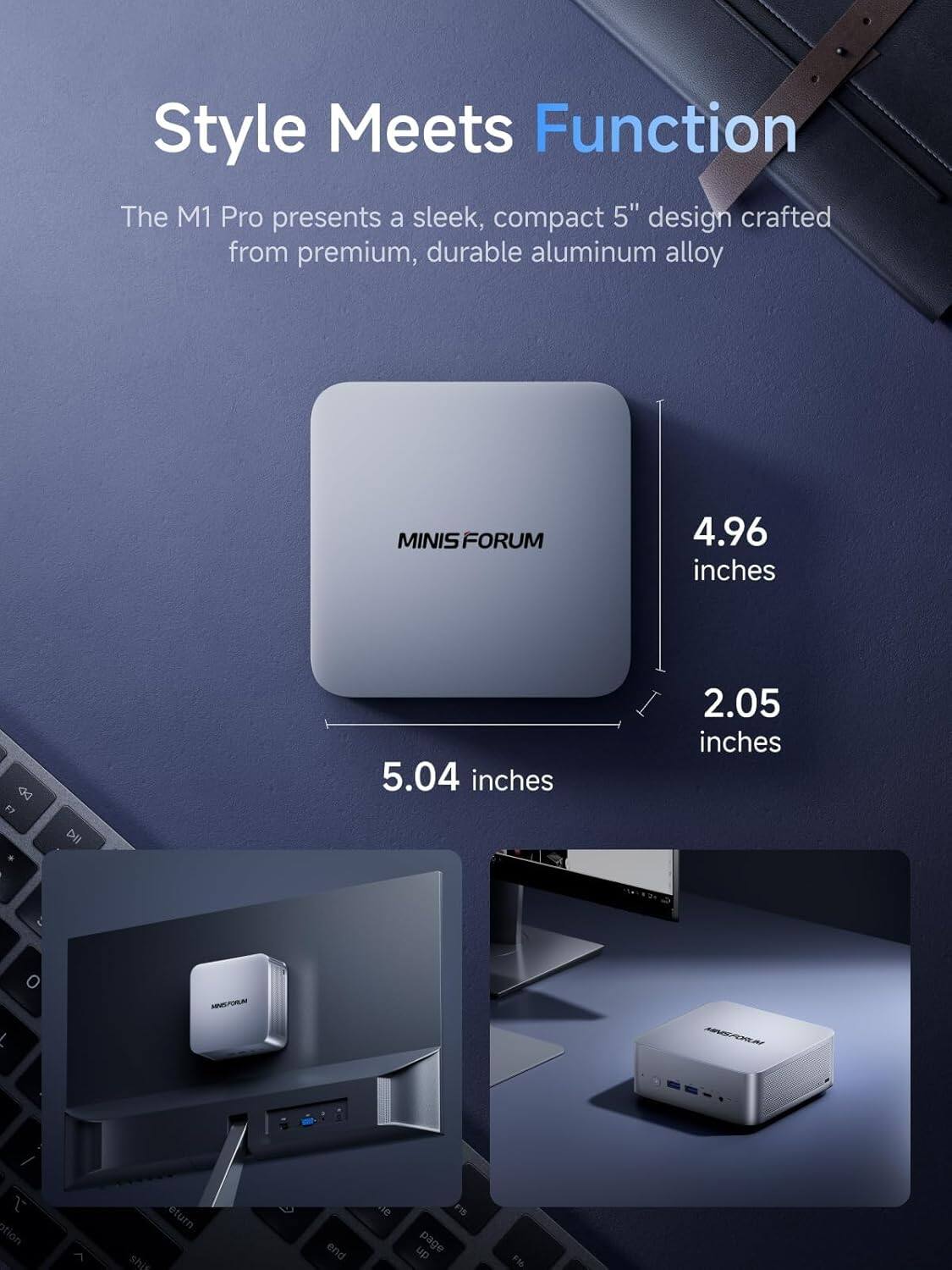 Minisforum M1 Pro AI Mini PC, Intel Core Ultra 9 285H, 32GB RAM
