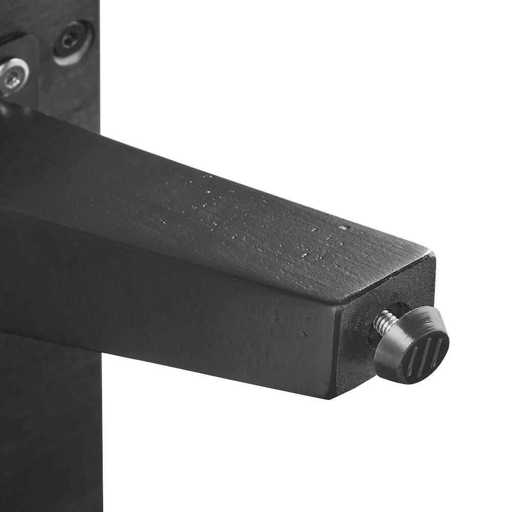 Alt View 6. Crosley Furniture - Asheville Low Record Player Stand With Vinyl Storage - Black.