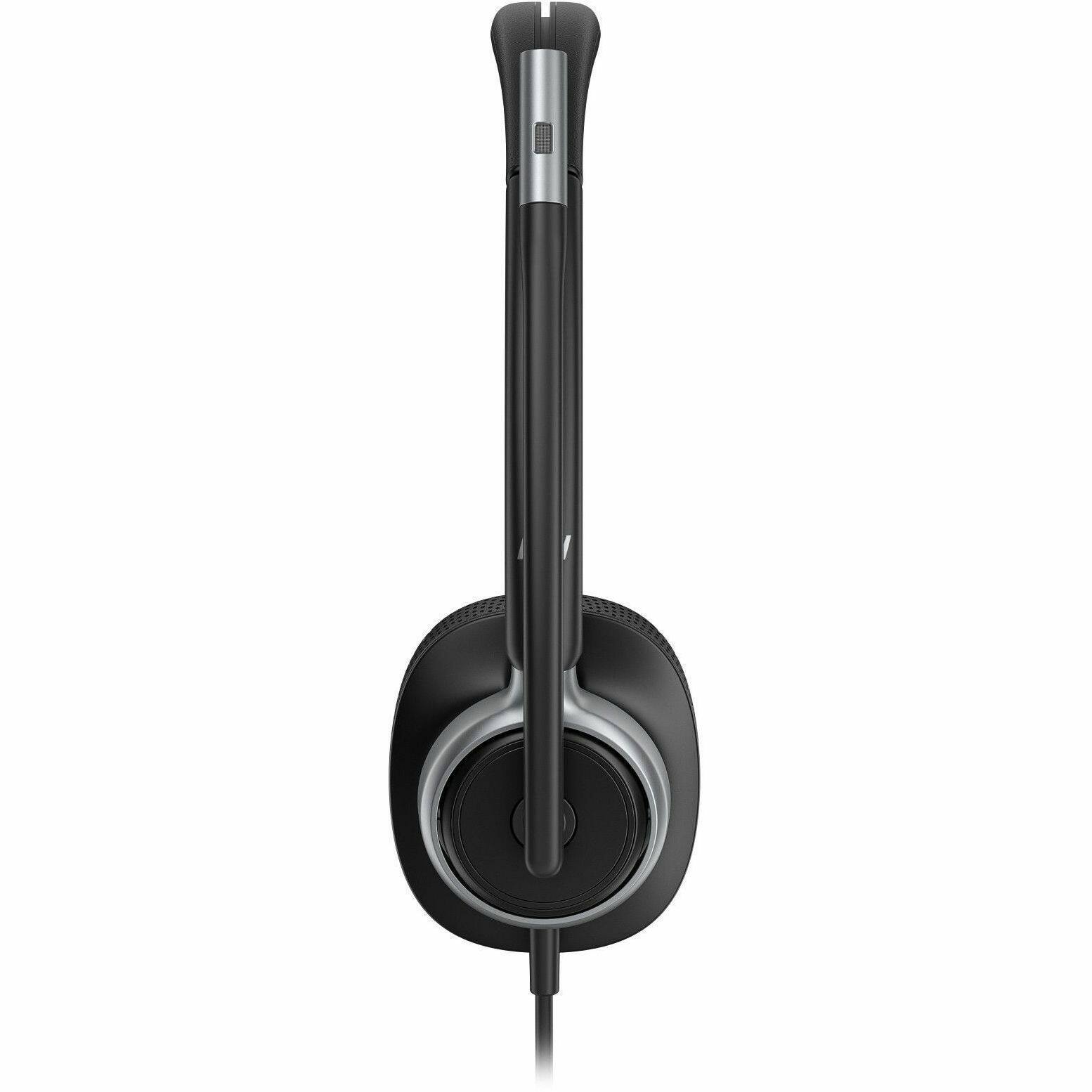 Alt View 8. Poly - Poly Mission 625 Stereo USB Wired Headset - Microsoft Teams Certification - Stereo - USB, USB Type A, USB Type C - Wired - Black.