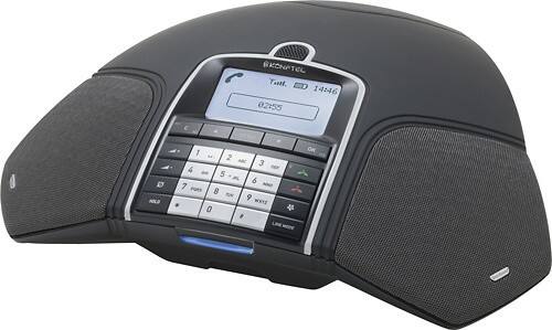 Angle Standard. Konftel - 300W DECT 6.0 Wireless Conference Phone - Liquorice Black.